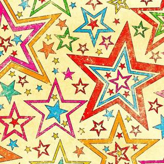 Colorful stars pattern abstract wallpaper