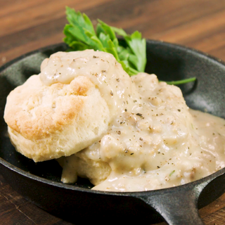 Biscuits and gravy wallpaper