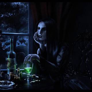 Black girl Halloween wallpaper