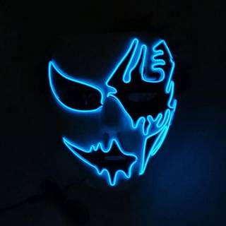 Halloween led light up mask wallpaper