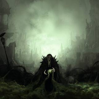 Dark painting wallpaper