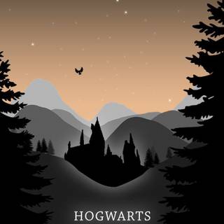 Aesthetic Hogwarts wallpaper