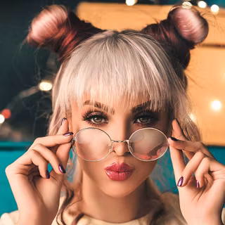 Cute girl 4k aesthetic wallpaper