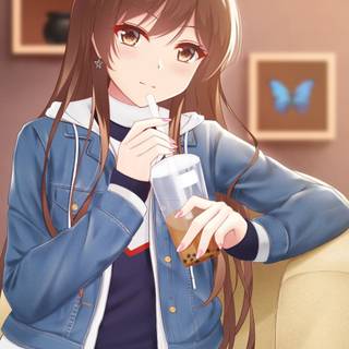 Mizuhara Chizuru Android wallpaper