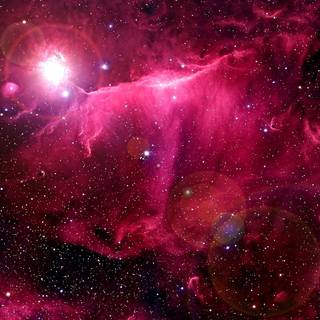 Pink space wallpaper