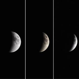 Moon eclipse sequence Ultra HD wallpaper