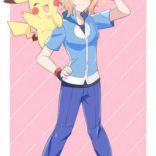 Ash Serena wallpaper