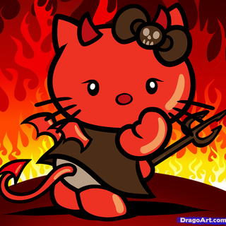Hello Kitty demon wallpaper