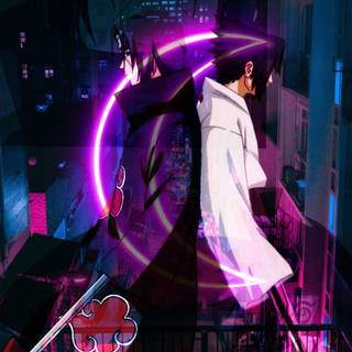 Sasuke purple wallpaper