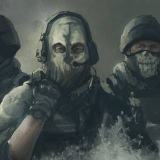 Warzone Ghost wallpaper