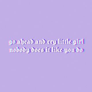 Purple baddie wallpaper