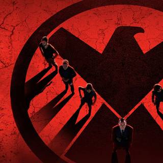 Marvel shield wallpaper