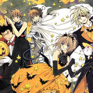 Halloween festival anime wallpaper