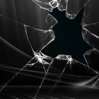 Glass crack 3D wallpaper