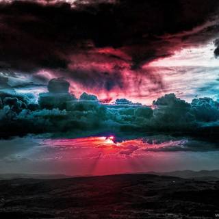 Colorful sky wallpaper