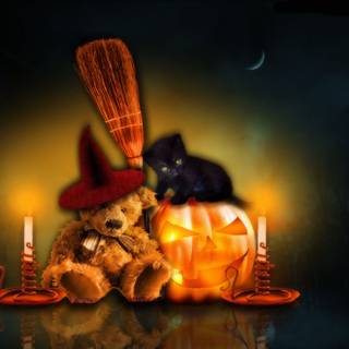 Bears Halloween wallpaper