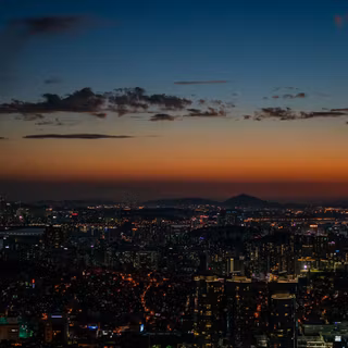 Aesthetic Seoul desktop wallpaper