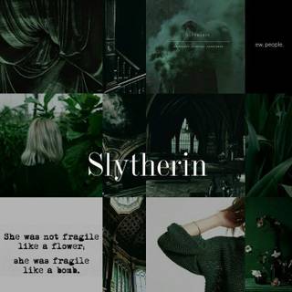 Aesthetic Harry Potter Slytherin wallpaper