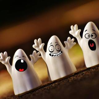 Super scary Halloween toys wallpaper