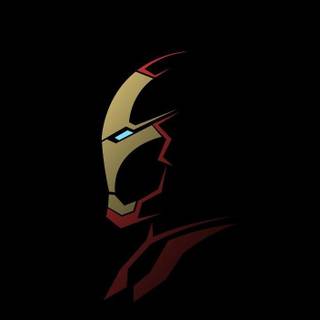Iron Man minimalist iPhone wallpaper