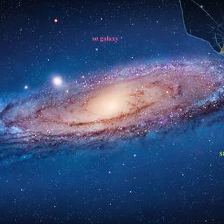 Dog in space wallpaper