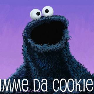 Cookie Monster meme wallpaper