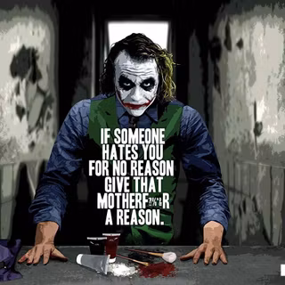 Joker attitude quotes wallpaper