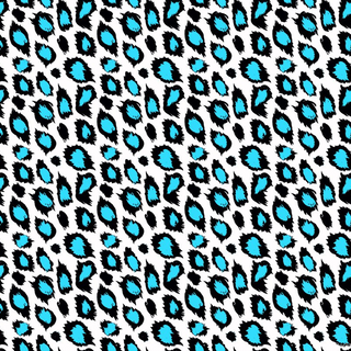 Blue leopard print wallpaper