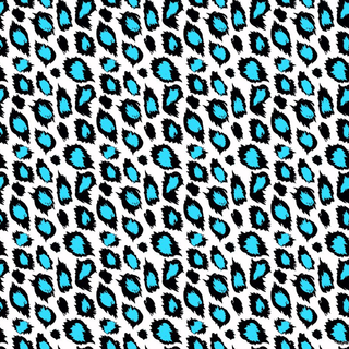 Blue leopard print wallpaper