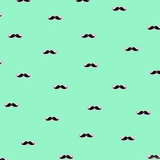 Monocle Mustache Kawaii wallpaper