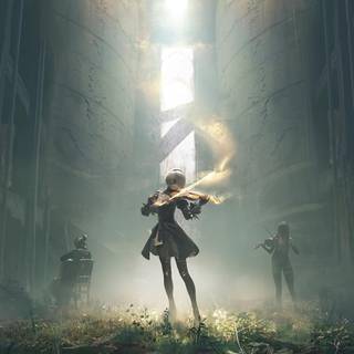 Nier Automata phone wallpaper
