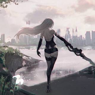 A2 NieR: Automata wallpaper