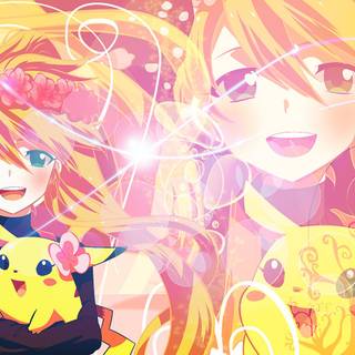 Pikachu anime girl wallpaper