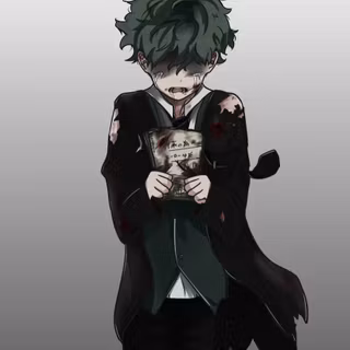 Depressed Deku wallpaper