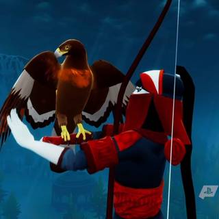 The Pathless game wallpaper