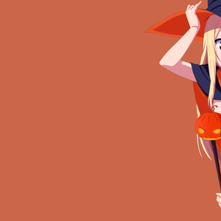 Halloween cartoon girls wallpaper