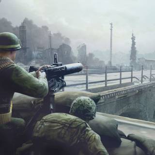 Military heroes wallpaper