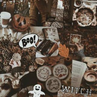 Halloween collages wallpaper