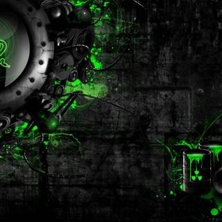 Neon gamer desktop wallpaper