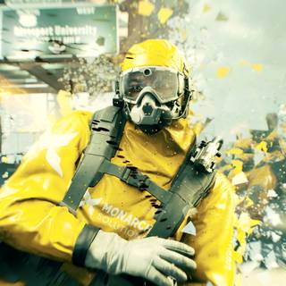 Yellow gaming wallpaper