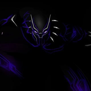 Black Panther dark wallpaper