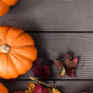 Thanksgiving pumpkin and red map wallpaper