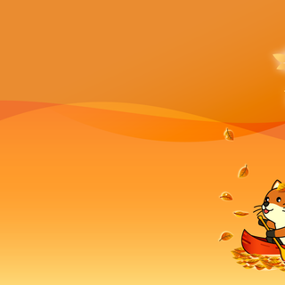 Basic autumn cartoon wallpaper