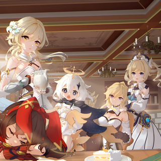 Genshin Impact girls wallpaper