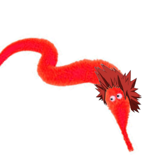 Worm on a string wallpaper