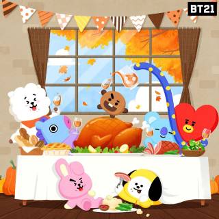 BTS Thanksgiving wallpaper