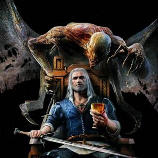 Witcher amoled portrait wallpaper