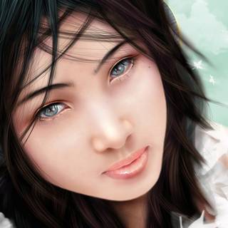 Beautiful music girl wallpaper