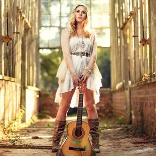 Beautiful music girl wallpaper