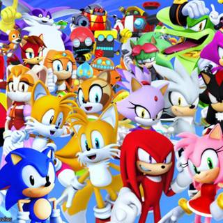 Sonic all forms wallpaper